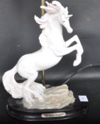 VINTAGE 20TH CENTURY JULIANA COLLECTION CERAMIC UNICORN