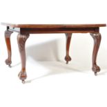 EARLY 20TH CENTURY EDWARDIAN MAHOGANY DINING TABLE