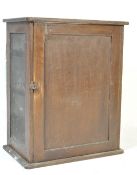 VICTORIAN 19TH CENTURY PAINTED PINE MEAT SAFE CUPBOARD