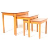 MID 20TH CENTURY TEAK DANISH INSPIRED NEST OF TABLES