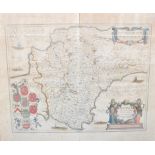 17TH CENTURY MAP OF DEVON