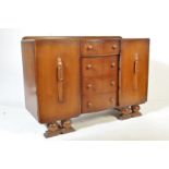 ART DECO STYLE OAK VENEER SIDEBOARD CREDENZA