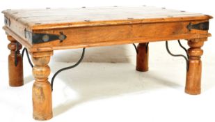 VINTAGE STYLE MANGO WOOD COFFEE TABLE / OCCASIONAL TABLE