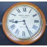 KEMP BROS UNION STREET BRISTOL WALL HANGING CLOCK