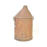 20TH CENTURY BRITISH RAILWAY METAL OIL FUEL CAN / CANISTER