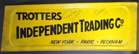 ONLY FOOLS & HORSES - SIR DAVID JASON SIGNED TROTTER VAN PANEL