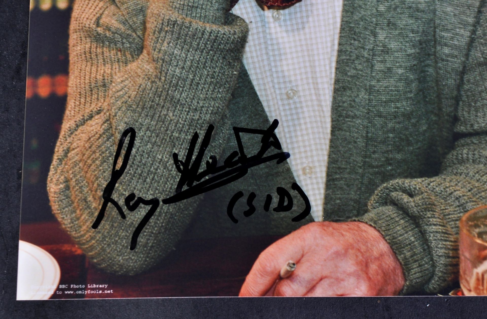 ONLY FOOLS & HORSES - SID - ROY HEATHER - SIGNED PHOTOGRAPH - Image 2 of 2