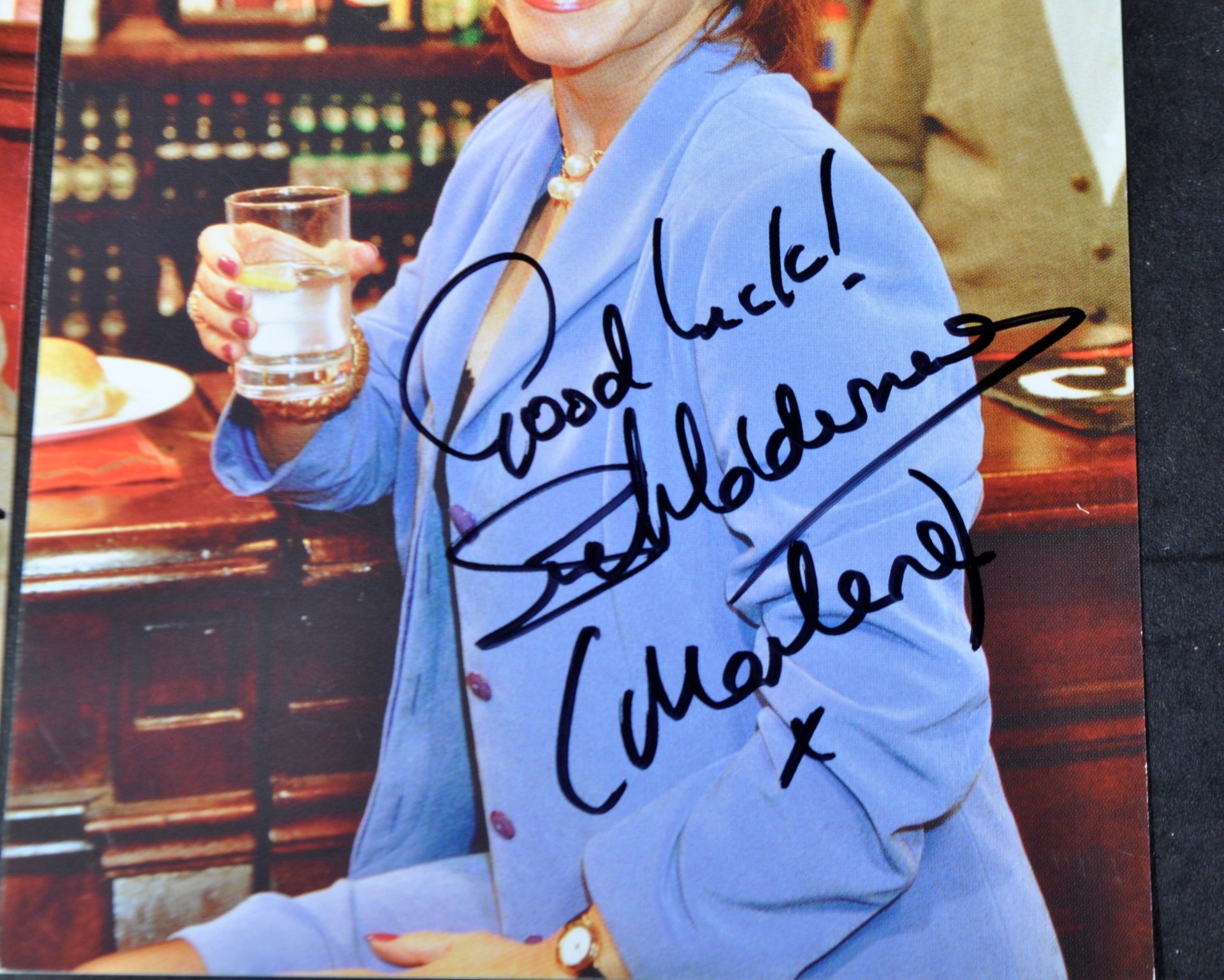 ONLY FOOLS & HORSES - BOYCIE & MARLENE SIGNED PHOTOGRAPHS - Image 2 of 3