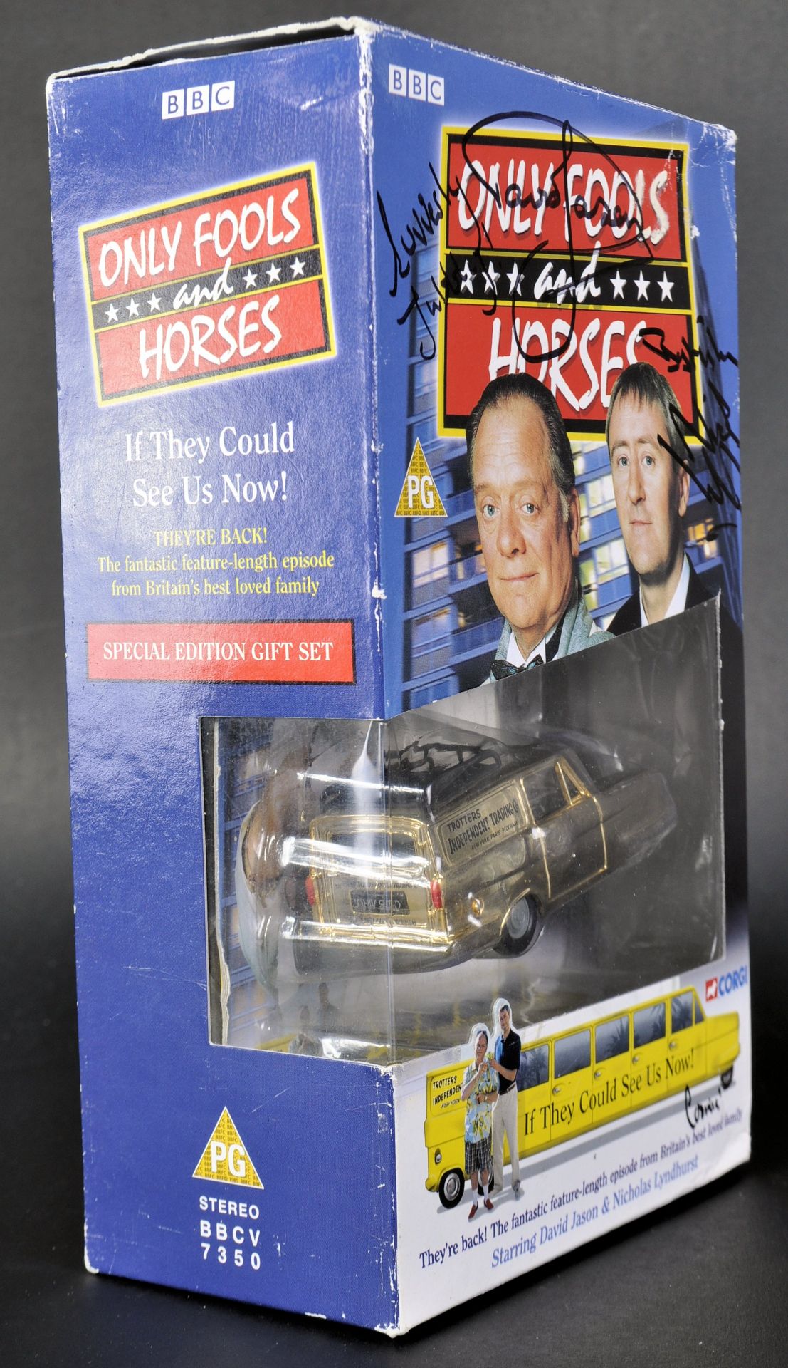 ONLY FOOLS & HORSES - SCARCE GOLD TROTTER VAN SET DUAL SIGNED - Image 7 of 8