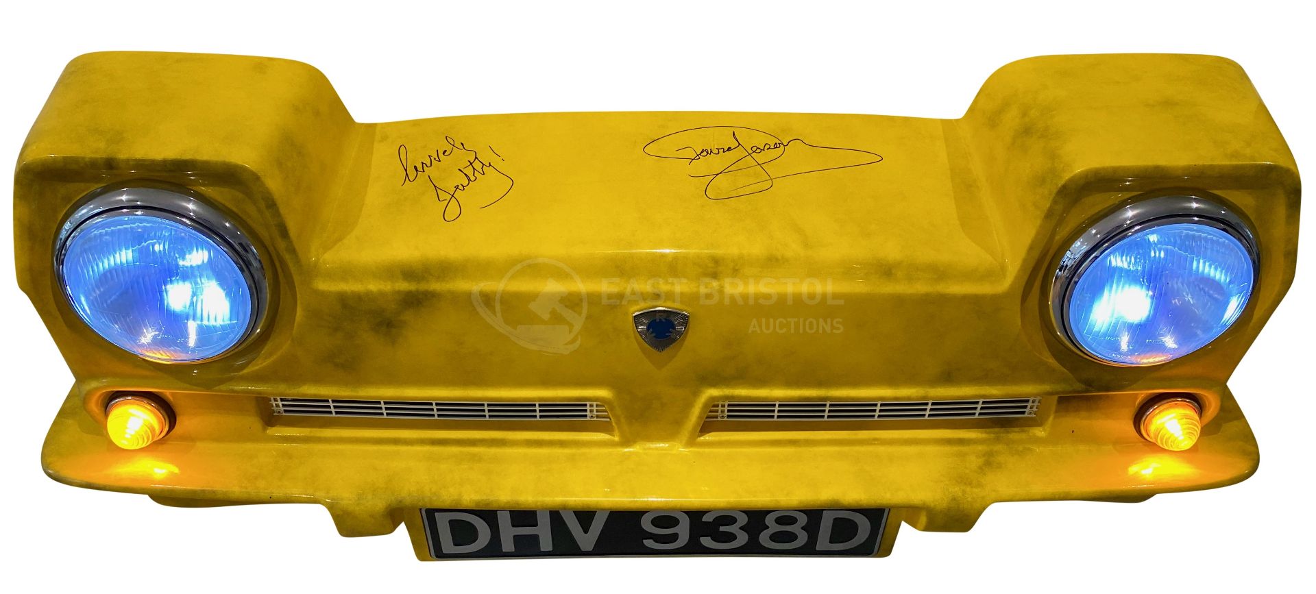 ONLY FOOLS & HORSES - TROTTER VAN FRONT END - SIGNED BY DAVID JASON - Image 6 of 7