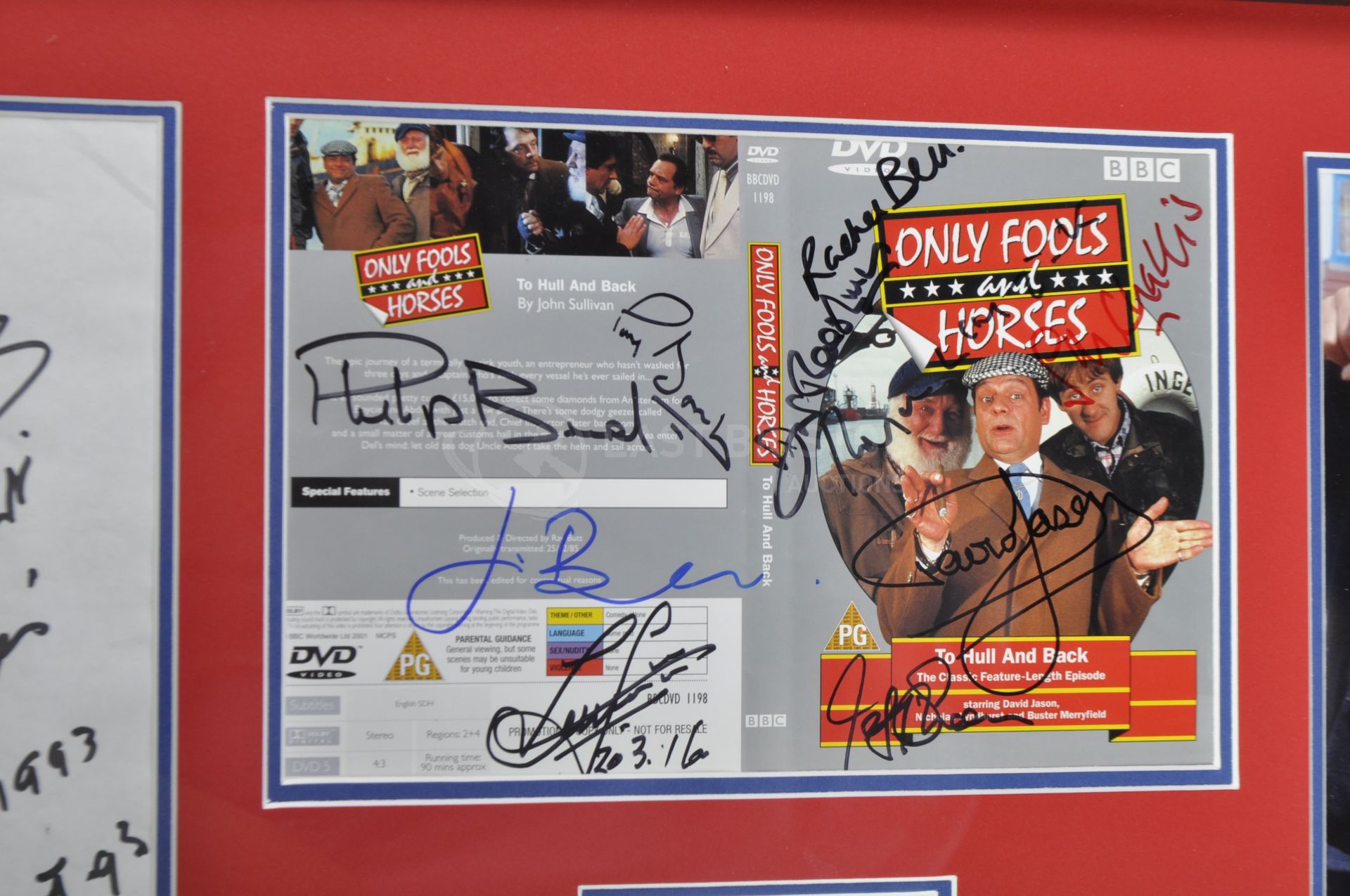 ONLY FOOLS & HORSES - TO HULL AND BACK - FULL CAST AUTOGRAPHS - Image 3 of 6