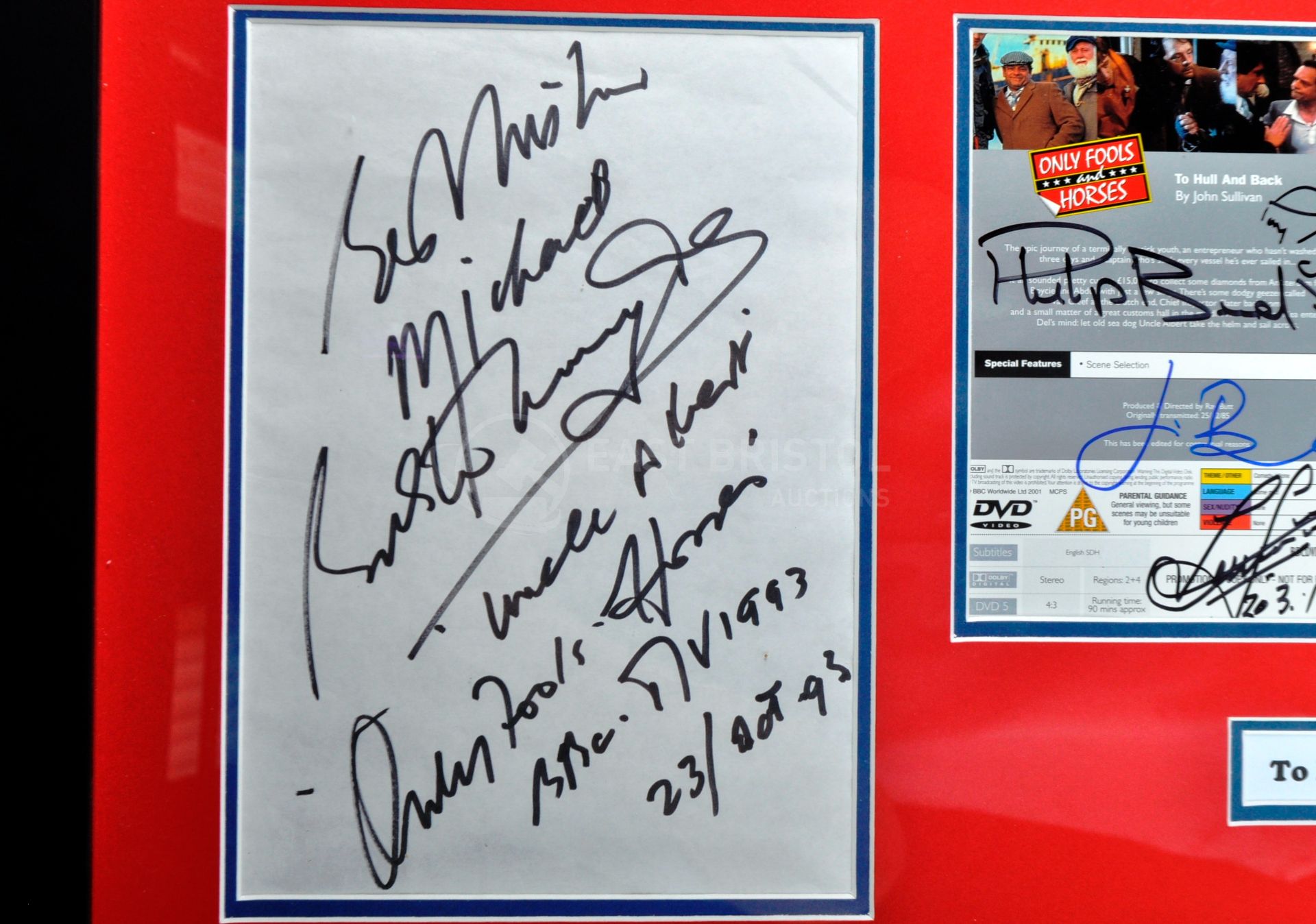 ONLY FOOLS & HORSES - TO HULL AND BACK - FULL CAST AUTOGRAPHS - Image 2 of 6