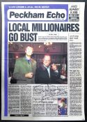 ONLY FOOLS & HORSES - LOCAL MILLIONAIRES GO BUST - SIGNED POSTER