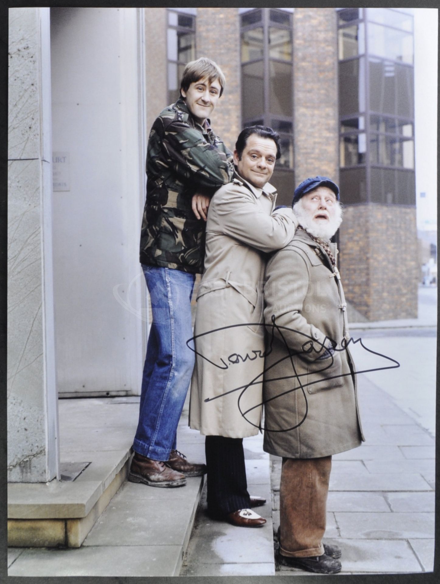 ONLY FOOLS & HORSES - DAVID JASON SIGNED 16X12" PHOTO