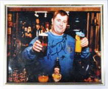 ONLY FOOLS & HORSES - KENNETH MACDONALD (D.2001) - SIGNED 8X10" PHOTO