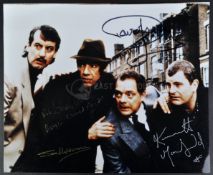 ONLY FOOLS & HORSES - CHAIN GANG - CAST SIGNED 8X10" PHOTOGRAPH