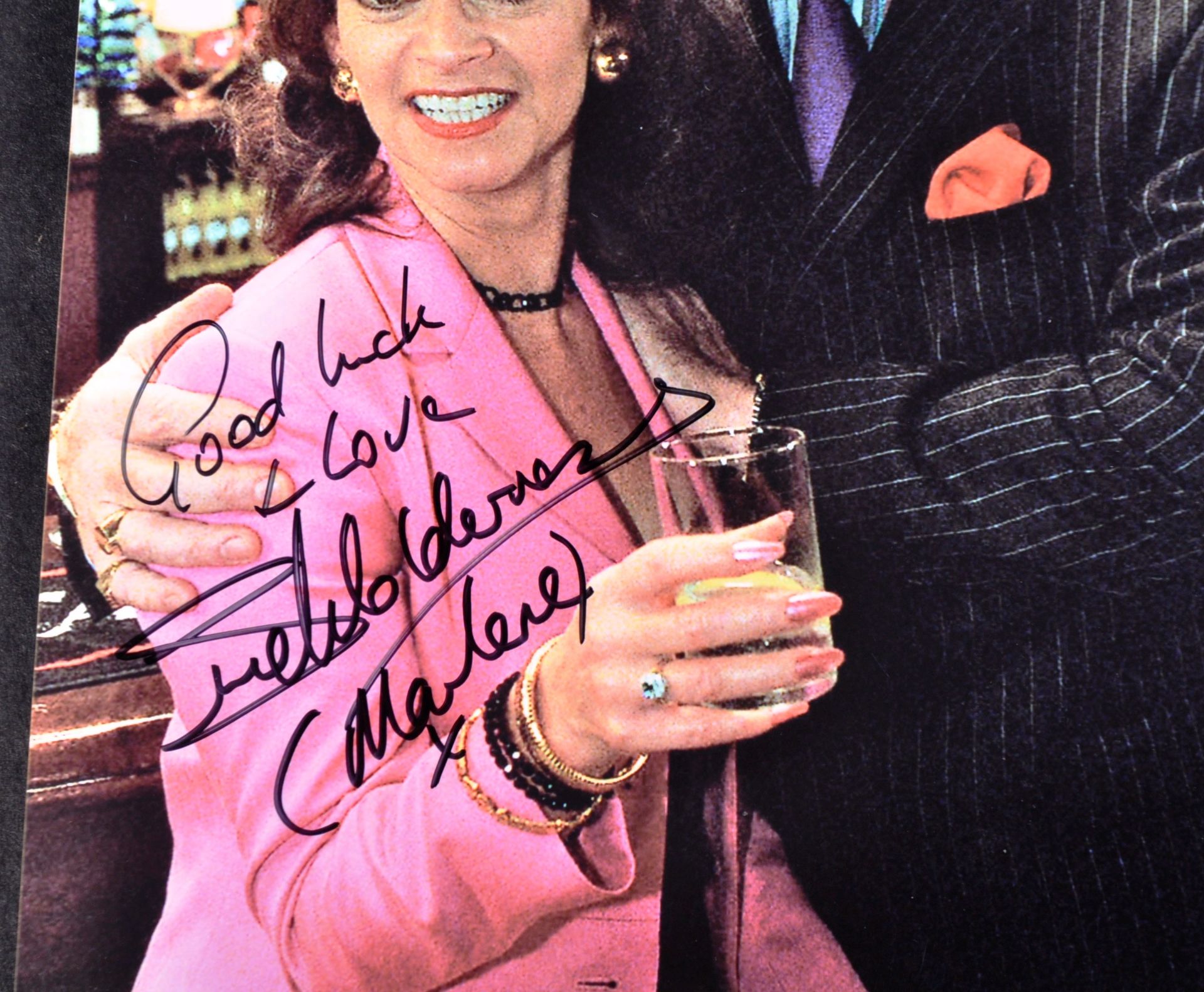 ONLY FOOLS & HORSES - BOYCIE & MARLENE - AUTOGRAPHED 8X10" PHOTO - Image 3 of 3