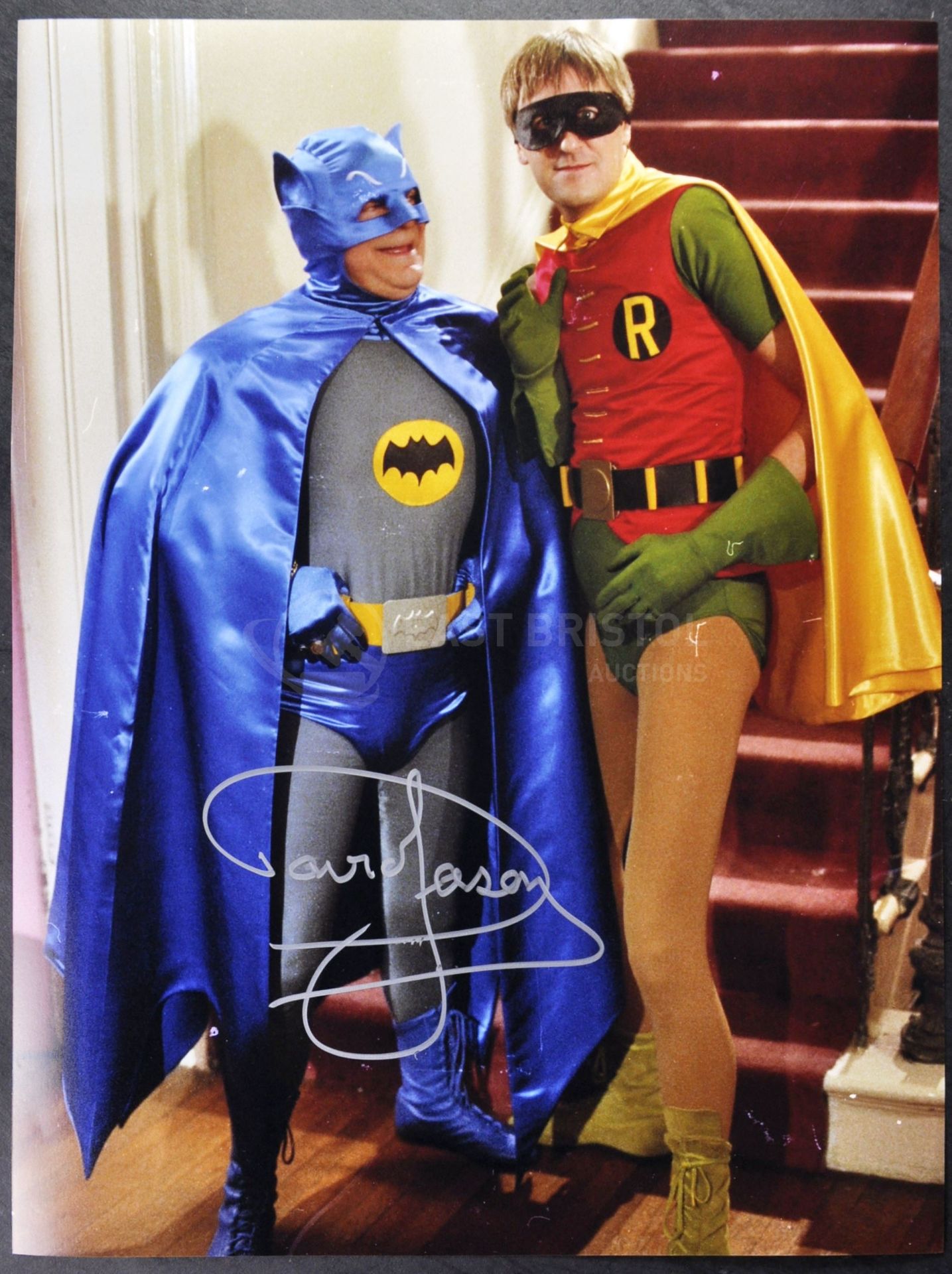 ONLY FOOLS & HORSES - HEROES & VILLAINS - SIR DAVID JASON SIGNED 16X12" PHOTO