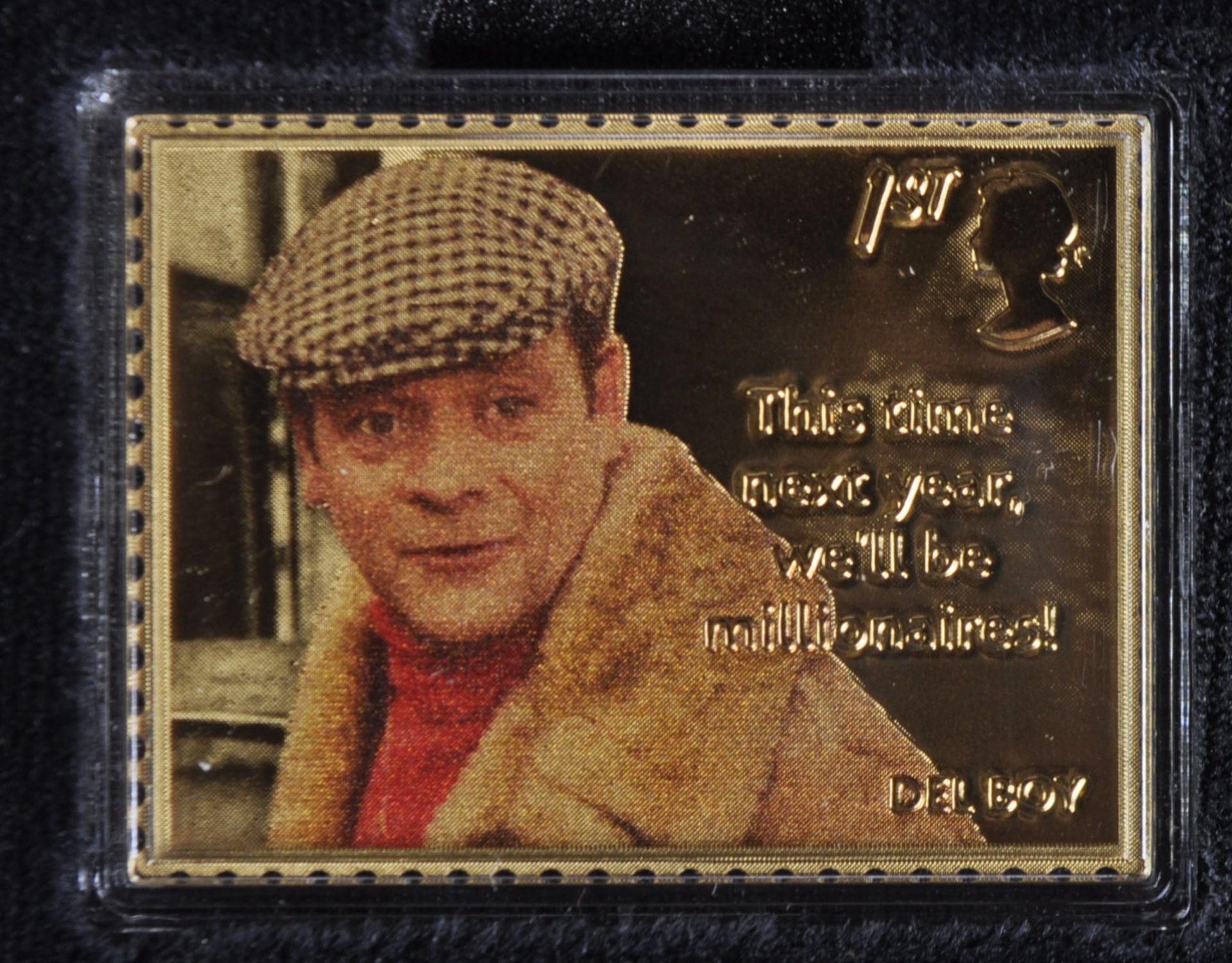 ONLY FOOLS & HORSES - ROYAL MAIL LIMITED EDITION GOLD STAMP SIGNED - Image 4 of 4