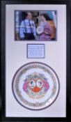 ONLY FOOLS & HORSES - DEL BOY'S SCREEN USED CHARLES & DIANA PLATE