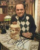 ONLY FOOLS & HORSES - DAVID JASON TROTTER BAR SIGNED 8X10" PHOTO