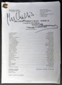 ONLY FOOLS & HORSES - GREEN GREEN GRASS ORIGINAL SCRIPT - SIGNED