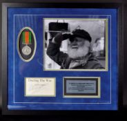 ONLY FOOLS & HORSES - UNCLE ALBERT - ORIGINAL PROP MEDAL 'DURING THE WAR'