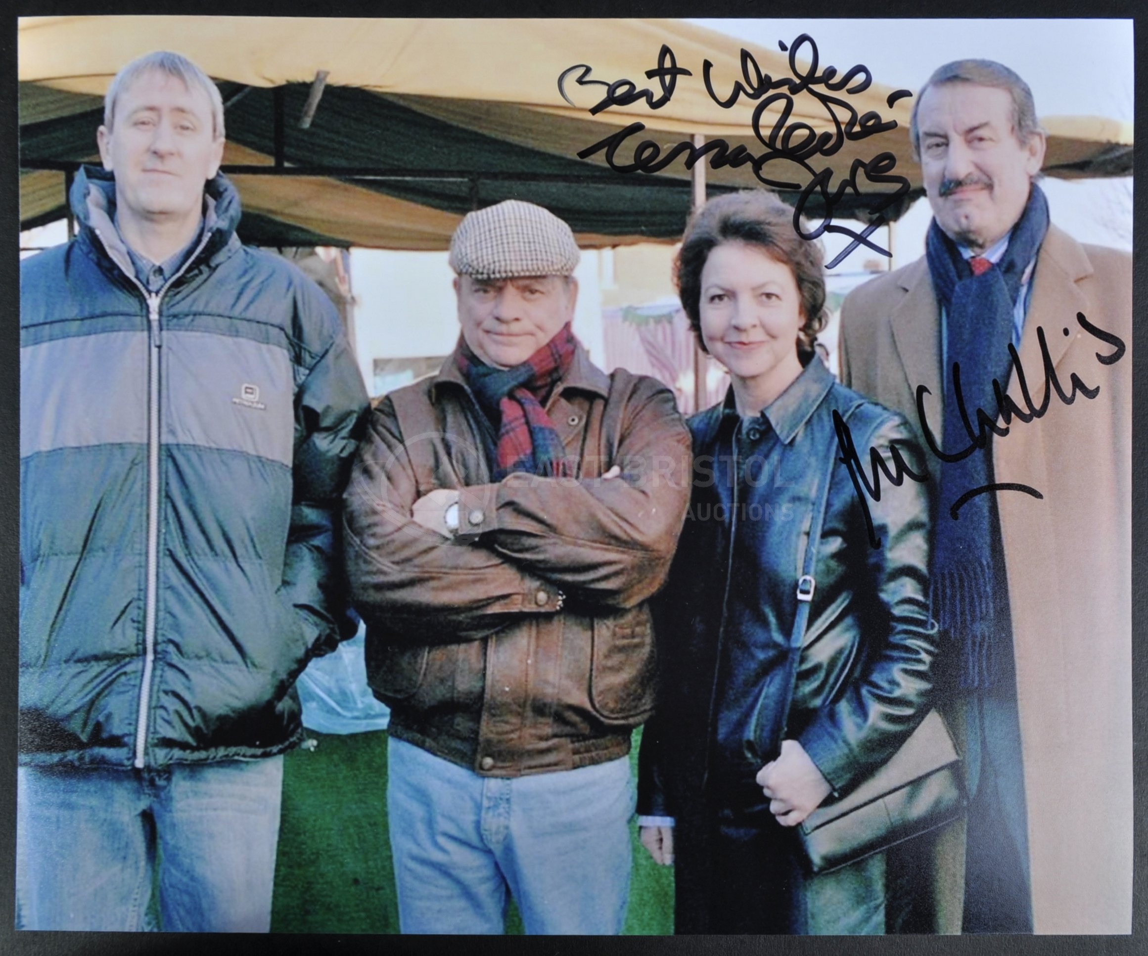ONLY FOOLS & HORSES - DUAL SIGNED 8X10" COLOUR PHOTOGRAPH
