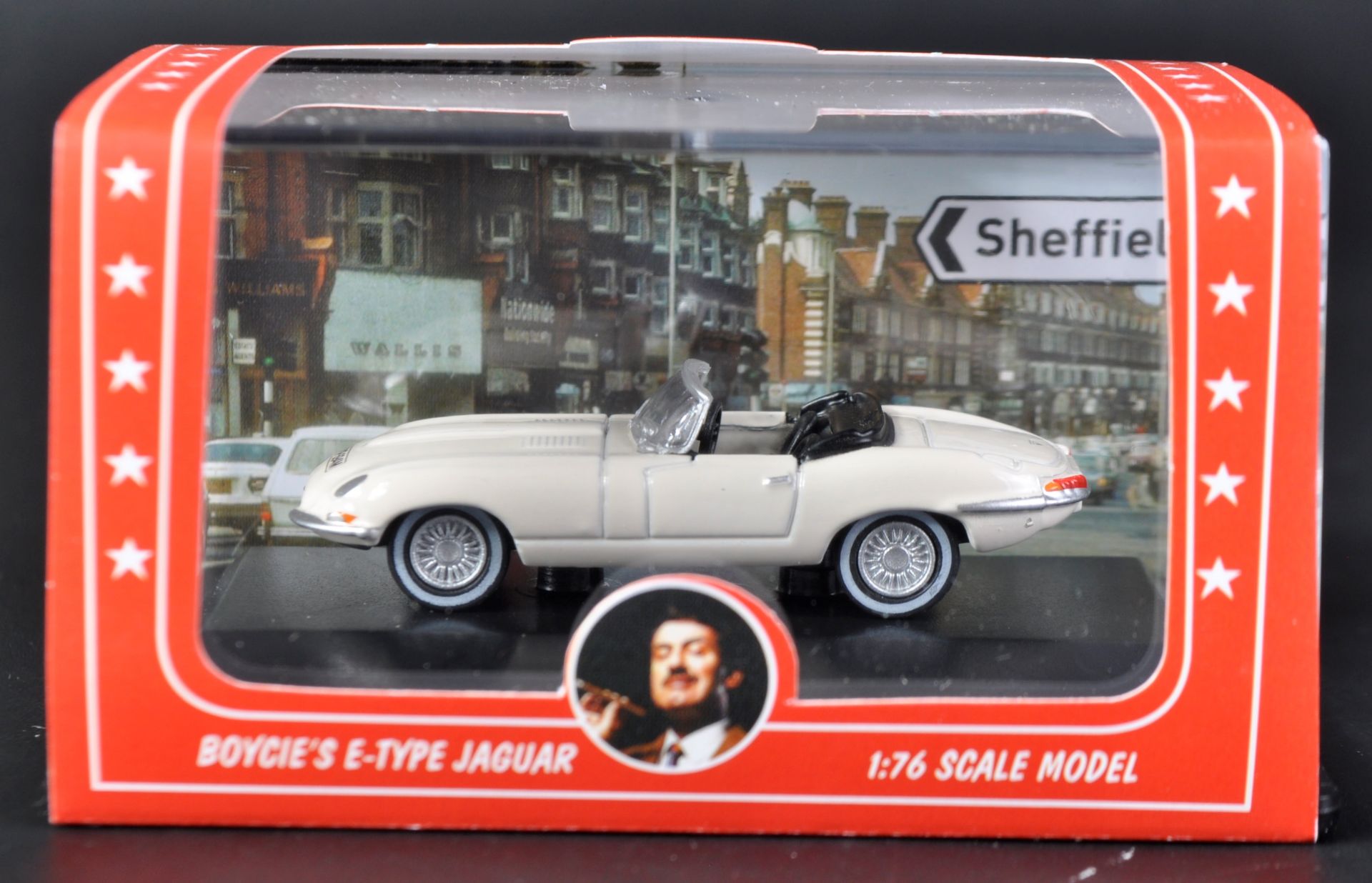 ONLY FOOLS & HORSES - GO WEST YOUNG MAN - JOHN CHALLIS SIGNED JAGUAR