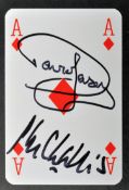 ONLY FOOLS & HORSES - A LOSING STREAK - DAVID JASON & JOHN CHALLIS SIGNED CARD