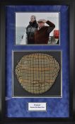 ONLY FOOLS & HORSES - DEL BOY'S SCREEN USED SIGNATURE FLAT CAP