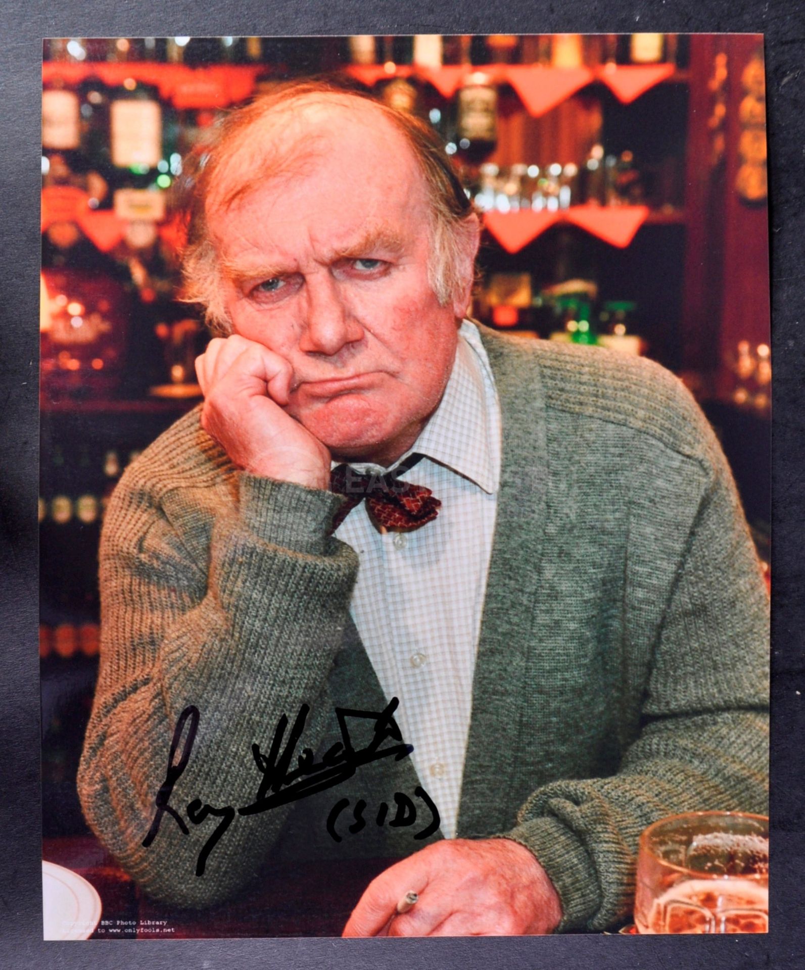 ONLY FOOLS & HORSES - SID - ROY HEATHER - SIGNED PHOTOGRAPH