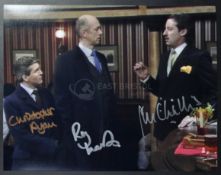 ONLY FOOLS & HORSES - LITTLE PROBLEMS - TRIPLE SIGNED 8X10" PHOTO