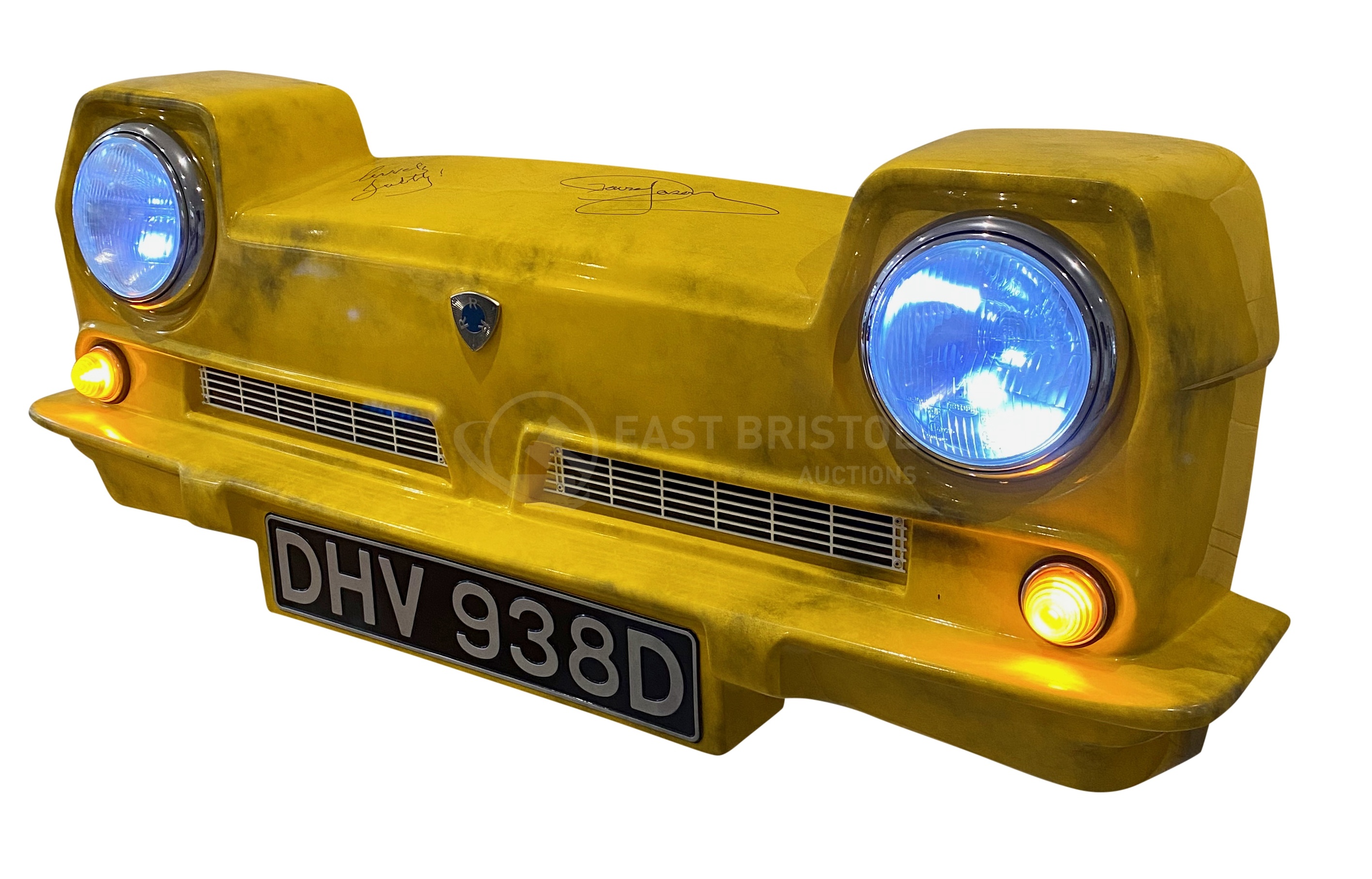 ONLY FOOLS & HORSES - TROTTER VAN FRONT END - SIGNED BY DAVID JASON - Image 4 of 7