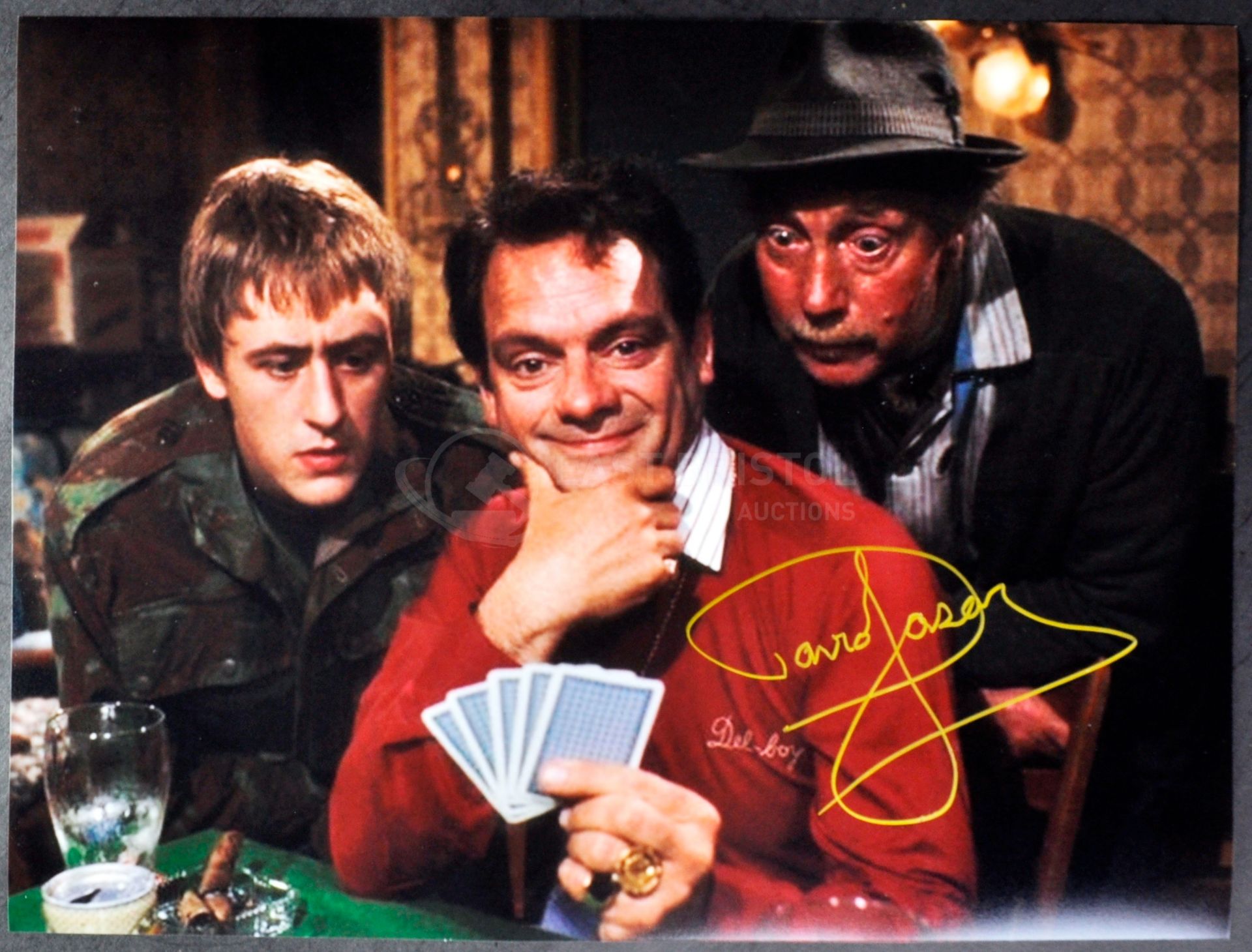 ONLY FOOLS & HORSES - A LOSING STREAK - DAVID JASON SIGNED 16X12" PHOTO