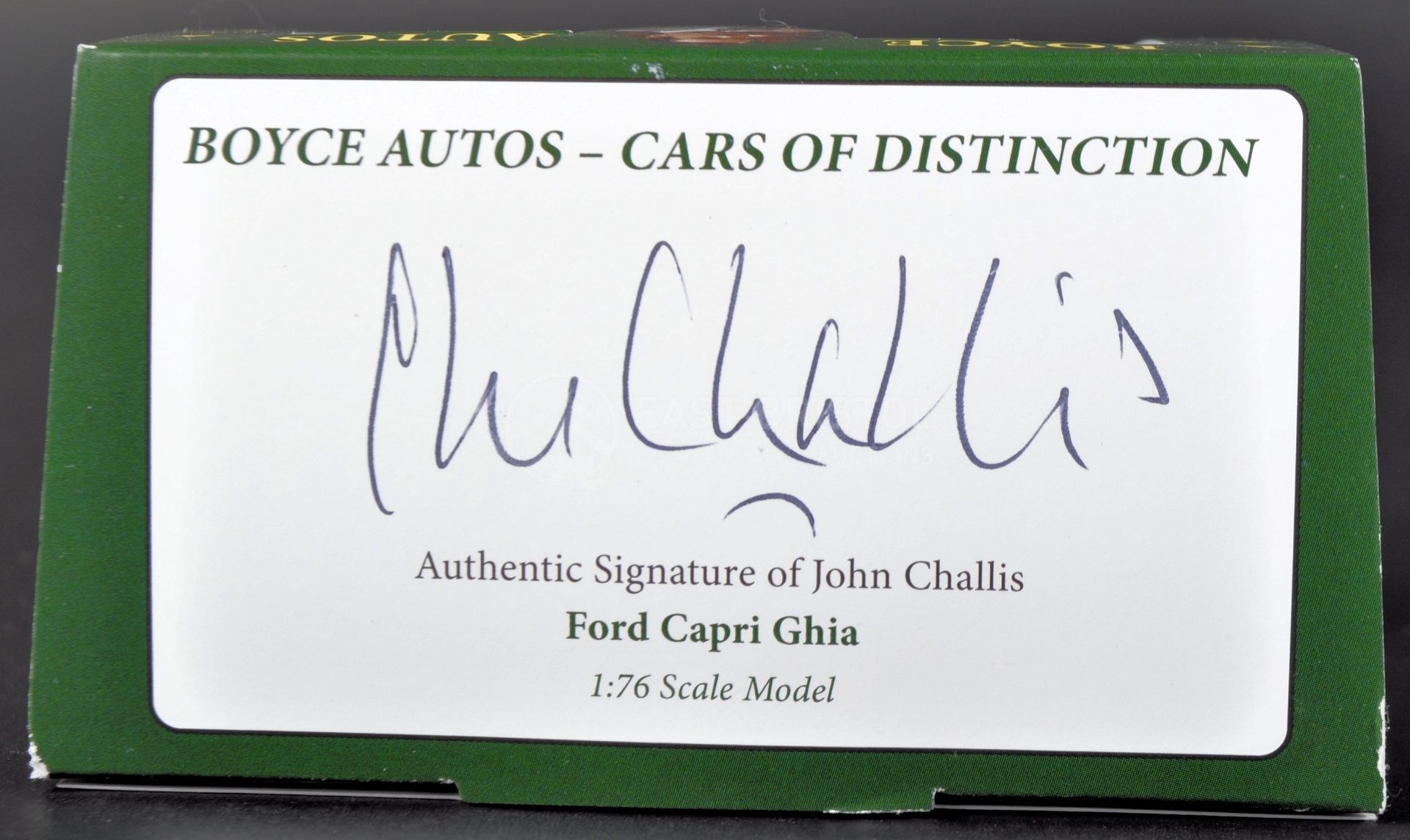 ONLY FOOLS & HORSES - BOYCE AUTOS - JOHN CHALLIS SIGNED MODEL CAPRI - Image 4 of 5