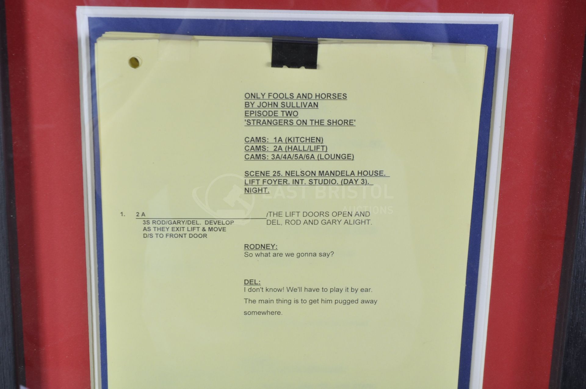 ONLY FOOLS & HORSES - STRANGERS ON THE SHORE - ORIGINAL SCRIPT - Image 2 of 4