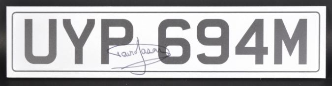 ONLY FOOLS & HORSES - GO WEST YOUNG MAN - SIGNED NUMBER PLATE
