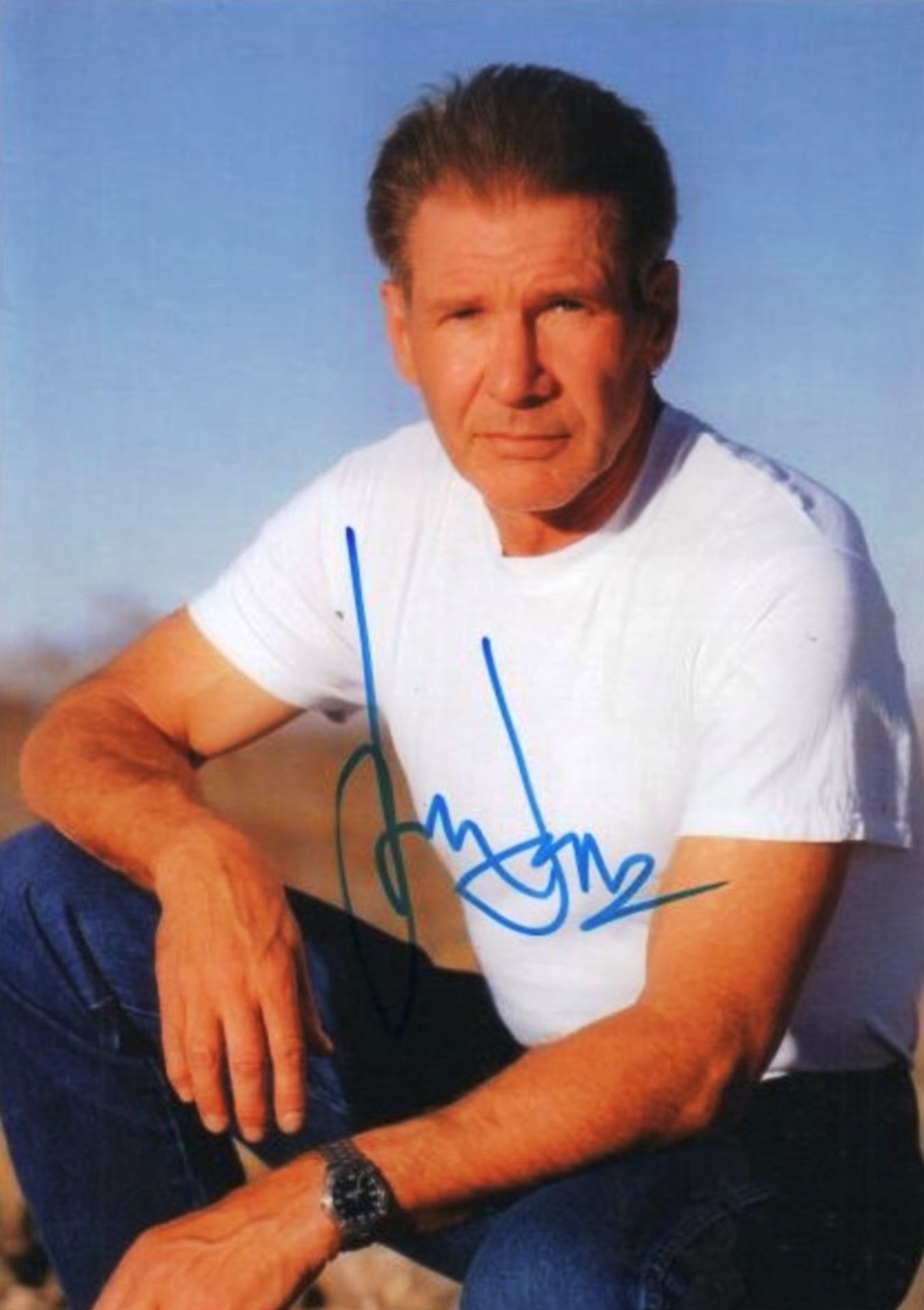 STAR WARS / INDIANA JONES - HARRISON FORD - SIGNED 8X10" - AFTAL