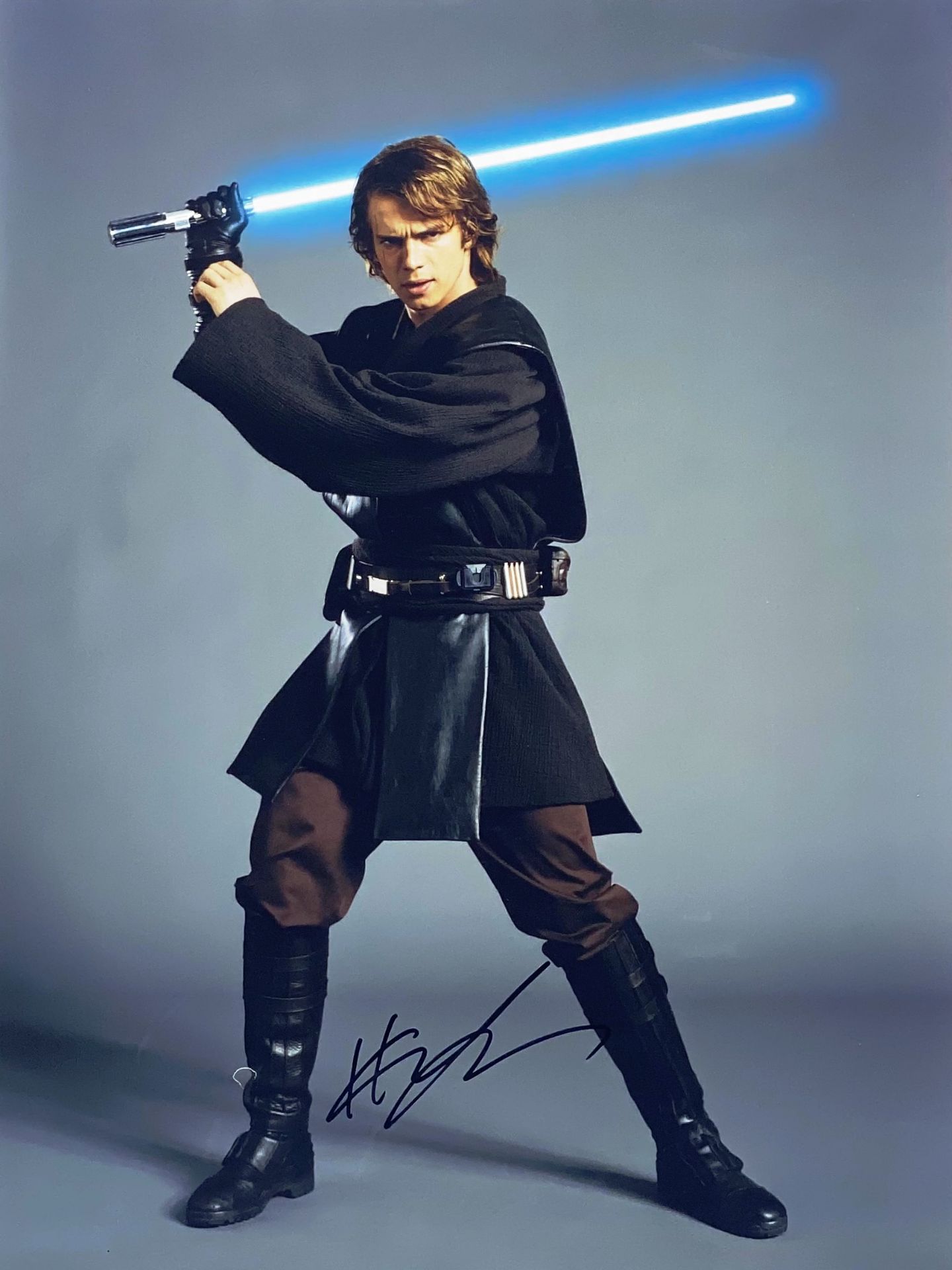 STAR WARS - HAYDEN CHRISTENSEN - ANAKIN SKYWALKER - SIGNED 16X12" - AFTAL