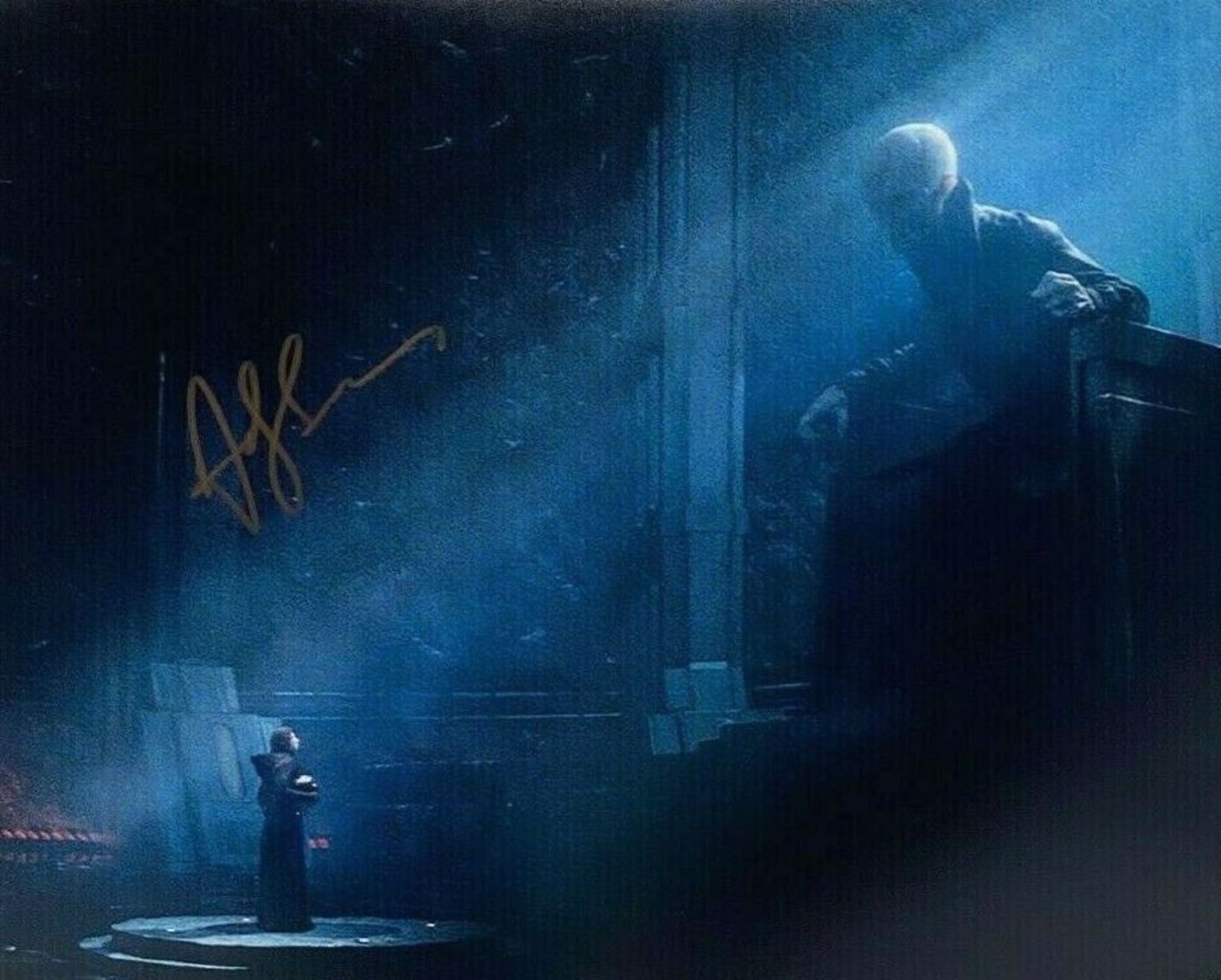 STAR WARS - ANDY SERKIS (SUPREME LEADER SNOKE) - SIGNED 11X14" - AFTAL