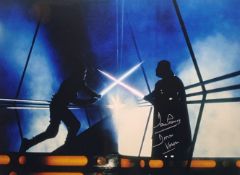 STAR WARS - DAVE PROWSE - 16X12" AUTOGRAPHED PHOTOGRAPH