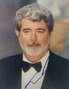 STAR WARS - GEORGE LUCAS (CREATOR & DIRECTOR) - AUTOGRAPHED 8X10" - AFTAL