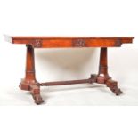 19TH CENTURY MAHOGANY LIBRARY TABLE