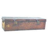 19TH CENTURY VICTORIAN CAPTAIN RS LE BAS OWNED MILITARY TRUNK