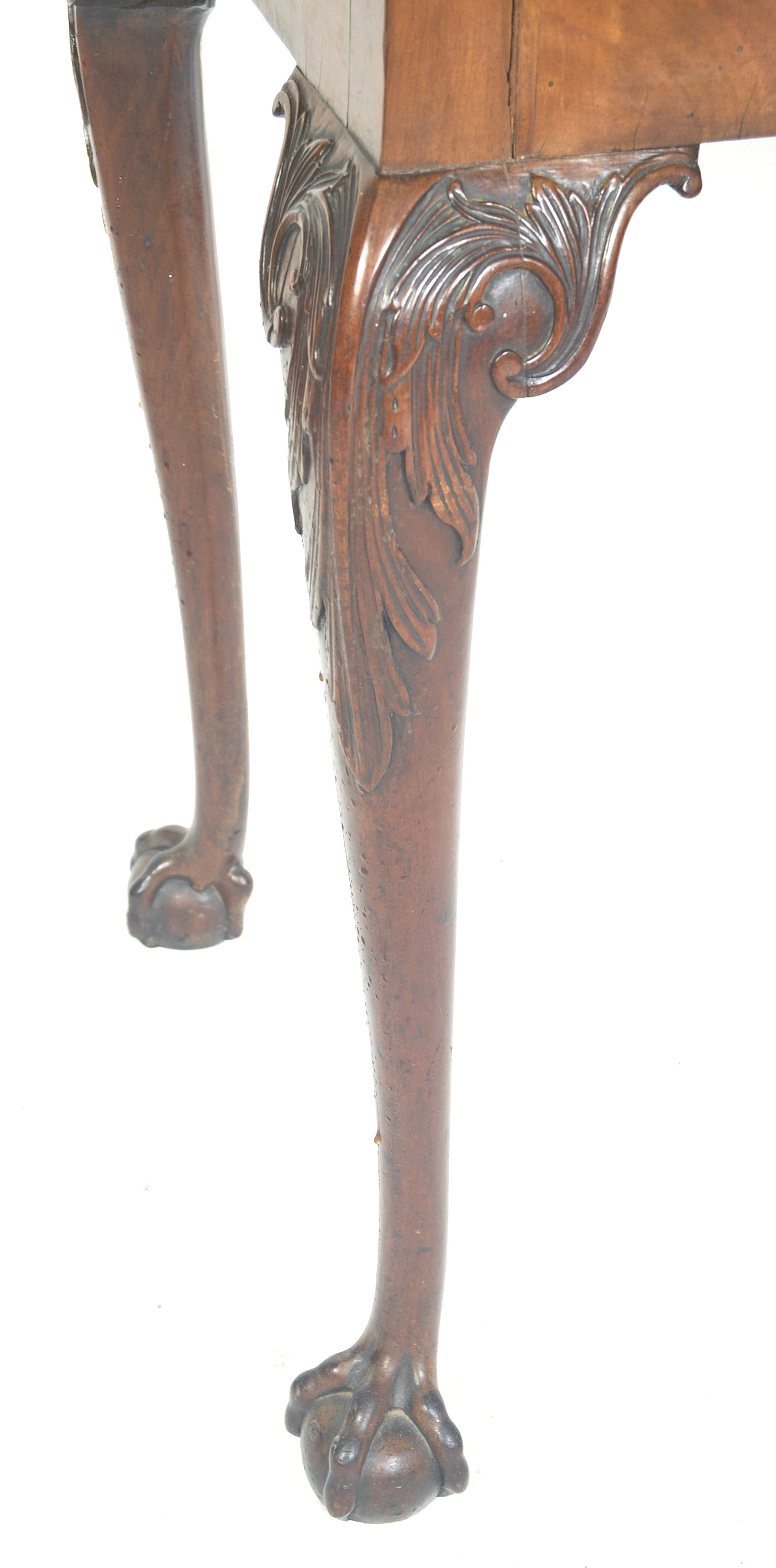 18TH CENTURY GEORGE III MAHOGANY TEA TABLE - Image 4 of 9