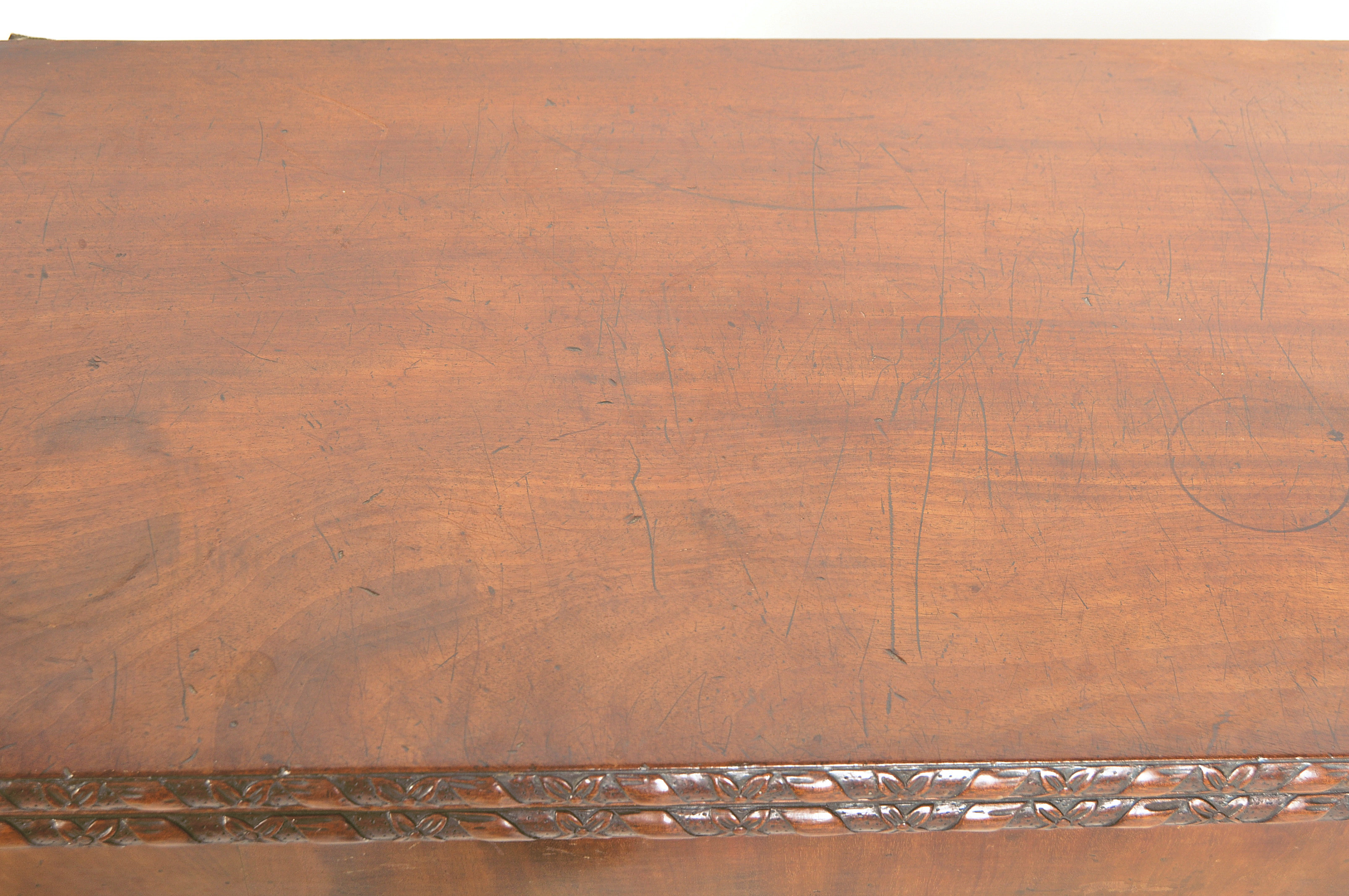 18TH CENTURY GEORGE III MAHOGANY TEA TABLE - Image 3 of 9