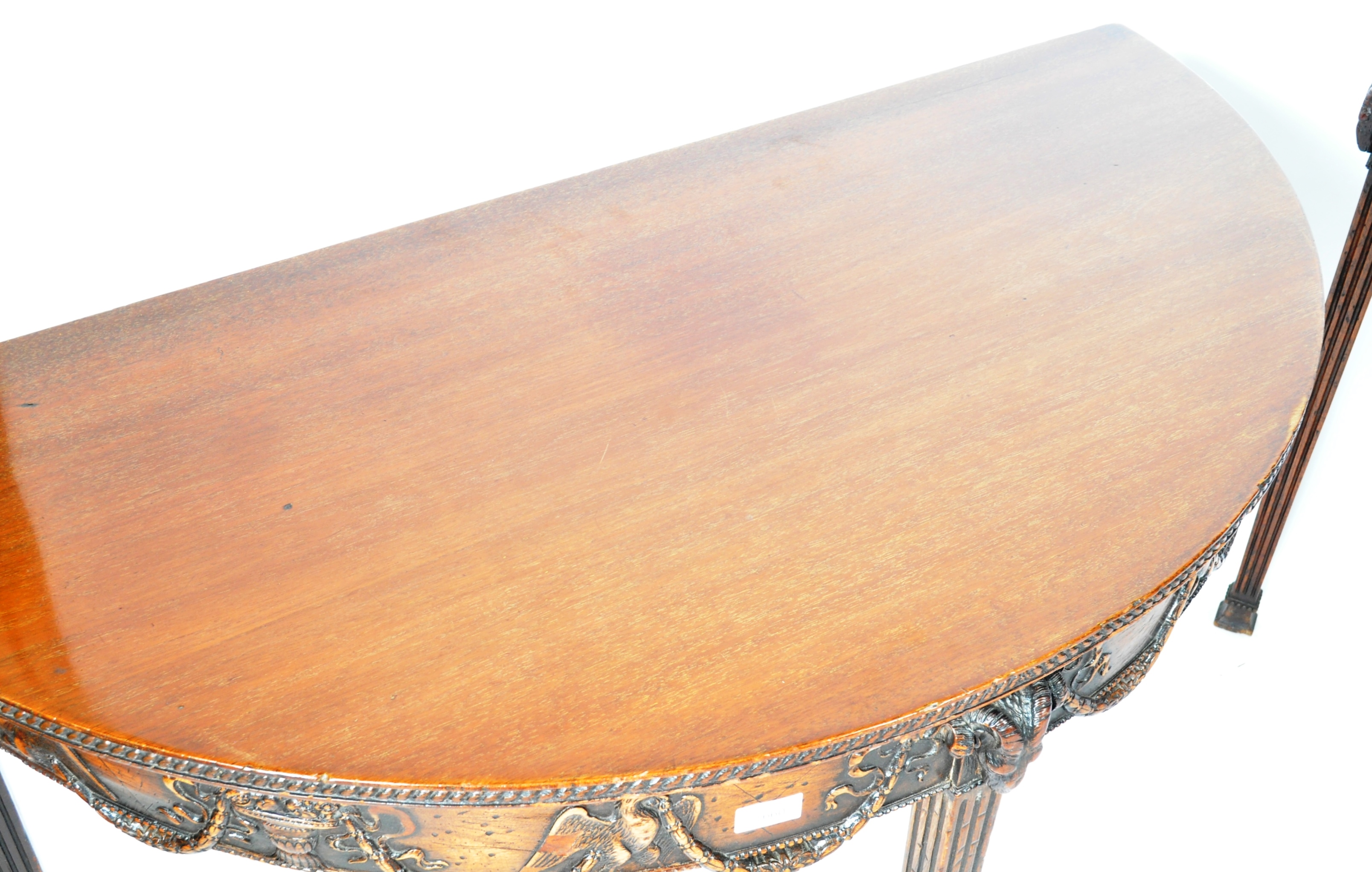 PAIR OF ROBERT ADAM MANNER CONSOLE TABLES - Image 3 of 9