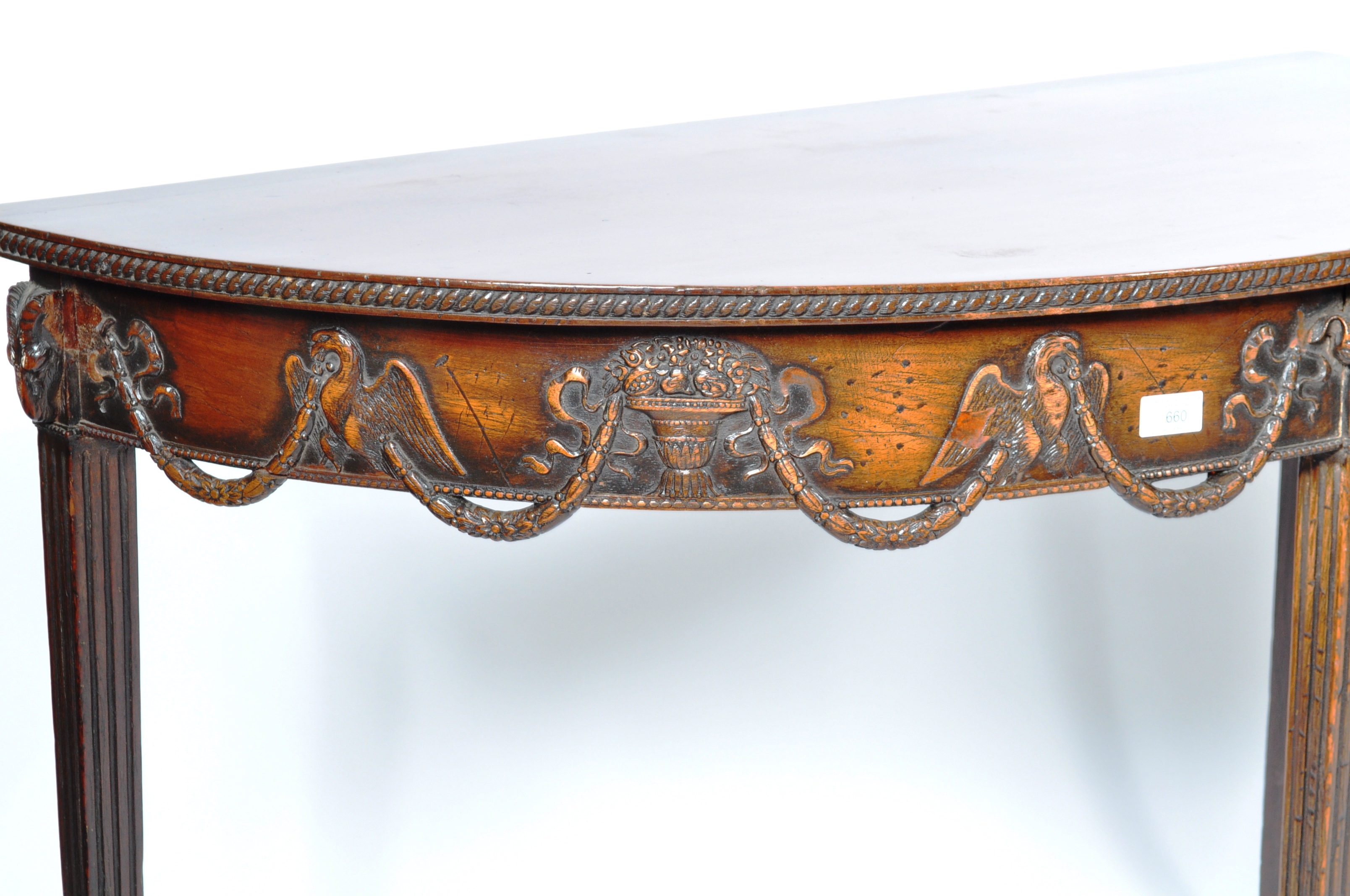 PAIR OF ROBERT ADAM MANNER CONSOLE TABLES - Image 5 of 9