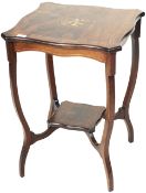19T CENTURY VICTORIAN ROSEWOOD OCCASIONAL TABLE